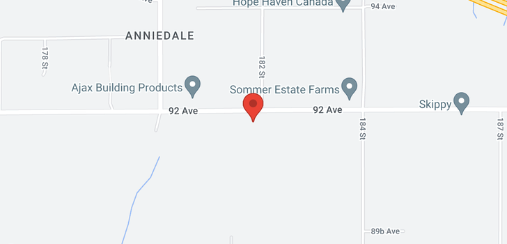 map of 18190 92 AVENUE